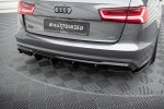 Дифузьор за задна броня Maxton design за Audi A6 C7 (2014-2017)