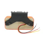 Жълт LED Габарит / Маркер X Neon ефект със Стойка – 30 диода 2 функции 12V/24V