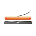 Жълт/Оранжев LED Габарит / Маркер с NEON ефект - 16 диода 12V-24V 235mm