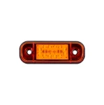 Жълта LED Габаритна светлина / маркер - 12 диода 12V-24V