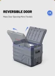 Къмпинг комплект Flexzon - Kомпресорен SMART хладилник фризер 35.3L + Tермо кошница 30L + Сгъваема стойка за хладилник