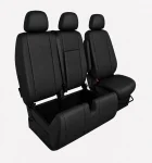 Комплект 2+1 Тапицерия за MERCEDES SPRINTER W906 2006-2018 – Еко кожа, Черна, 8 части