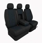 Комплект 2+1 Тапицерия за MERCEDES SPRINTER W906 2006-2018 – Текстил, Черна със син шев, 8 части