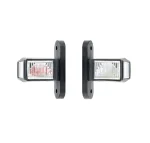 Комплект LED Габаритни светлини тип рогче с 3 позиции - Жълт Бял Червен 6 диода 12V-24V