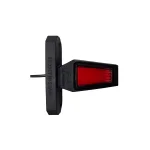 Комплект LED Габаритни светлини тип рогче с 3 позиции - Жълт Червен 90 mm 12V-24V