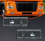 Комплект LED Халогени / Фарове за мъгла с двойна лупа за DAF XF95, 75CF, 85CF – OEM 1328860 / 1328861