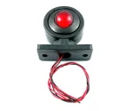 Комплект Мини LED Габаритни Светлини тип рогче - Червен / Бял  12V-24V