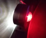 Комплект Мини LED Габаритни Светлини тип рогче - Червен / Бял  12V-24V
