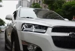 Кристални фарове за Chevrolet Captiva (2011-2018), led с дневни светлини
