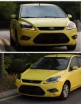 Кристални фарове за Ford Focus (2009-2011), led с дневни светлини