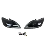 Кристални фарове за Ford Focus (2009-2011), led с дневни светлини