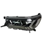 Кристални фарове за Toyota Hilux (2015-2020), led с дневни светлини
