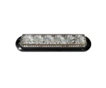 LED аварийна / сигнална лампа (Flash) – Бяла 6 Диода  4 режима 12V-24V