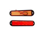 LED аварийна / сигнална лампа (Flash) – Червена  6 Диода  4 режима 12V-24V