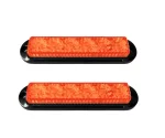 LED аварийна / сигнална лампа (Flash) – Жълта  6 Диода  4 режима  12V-24V