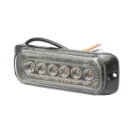 LED Габарит със Сигнална Блиц функция – Бял Габарит, Оранжев Блиц 24 диода 12V-24V
