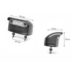 LED Плафон / Осветление за Регистрационен Номер - 3 диода 12V-24V