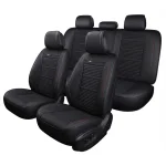 Луксозна ВИП Aвтотапицерия изработена от еко кожа и плат FULL COVER Клас А+ ( 896 )