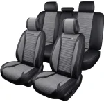 Луксозна ВИП Aвтотапицерия изработена от еко кожа и плат FULL COVER Клас А+ ( 895 )