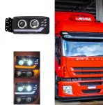 Ляв LED Фар за IVECO STRALIS 24V – DRL, Startup Effect, Лупи, OEM 5801571746