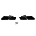 Накрайници за Mercedes E-Class W212 / S-Class W222 - черни