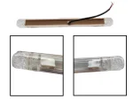 Оранжев LED габарит/контурна светлина – 6 Диода  24V  240 mm