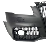 Предна броня за Audi A4 B7 8E (2004-2008) - S-Line Design с черна решетка с отвори за парктроник