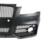 Предна броня за Audi A4 B7 8E (2004-2008) - S-Line Design с черна решетка с отвори за парктроник