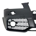 Предна броня за Audi A4 B7 8E (2004-2008) - S-Line Design с черна решетка с отвори за парктроник