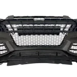 Предна броня за Audi A5 (2011-2015) с халогени - RS5 Design с хром лайсна и отвори за парктроник