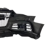 Предна броня за Audi A5 (2011-2015) с халогени - RS5 Design с хром лайсна и отвори за парктроник