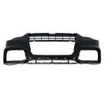 Предна броня за Audi A5 (2011-2015) с халогени - RS5 Design с хром лайсна и отвори за парктроник