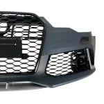Предна броня за Audi A6 (2011-2014) - RS6 Design с отвори за парктроник