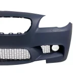 Предна броня за BMW F10 / F11 (2010-2014) - M5 дизайн с отвори за парктроник и отвори за халогени