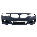 Предна броня за BMW F30 (2012-2018) - M-Tech дизайн с отвори за халогени, без парктроник