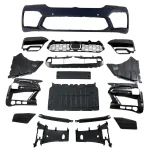 Предна броня за BMW G30 (2020+) - М5 дизайн с овтори за парктроник и камера за коли с cruise control