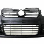 Предна броня за Golf 5 - R32 с R32 решетки без халогени - черна