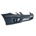 Предна броня за  Mercedes W211 E-Class (2006-2009) - AMG с отвори за парктроник, с халогени грундирана
