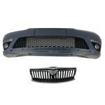 Предна броня за Skoda Octavia 2 (2009-2013) facelift с дневни светлни и халогени