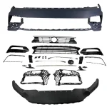 Предна броня за VW Passat B8 (2014+) - R дизайн с черна решетка