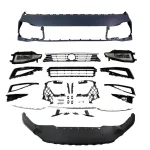 Предна броня за VW Passat B8.5 (2018+) - R с черна решетка