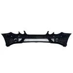 Предна броня за  Mercedes W211 E-Class (2006-2009) - AMG с отвори за парктроник, с халогени грундирана