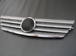 Решетка за Mercedes C203 Coupe (2000-2007) - 4 ребра хром