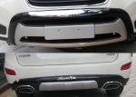 Преден и заден ролбар за Hyundai Santa Fe (2010-2012) - Силвър
