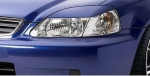 Вежди за фарове за Honda Civic (2001-2003) - черни