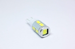 Лед крушки за 24V тип T10 5W с 10 диода тип 5630 - подходящи за дневни светлини
