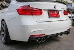 Дифузьор за 2 ауспуха BMW F30 (2011+) - M-Performance двоен за двоен накрайник
