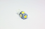 Лед крушки тип T10 с 5 SMD диода 6000K