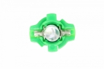 Лед крушки тип B8.3D 12V / 2W зелен