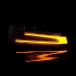 Диодни мигачи за странични огледала за Mercedes A-class W176, B-Class W246, E-Class W212, C-Class W204, CLA, GLA X156, GLK X204, S-Class W221, CLS W218 (2010-2018) - опушени с бягащ мигач